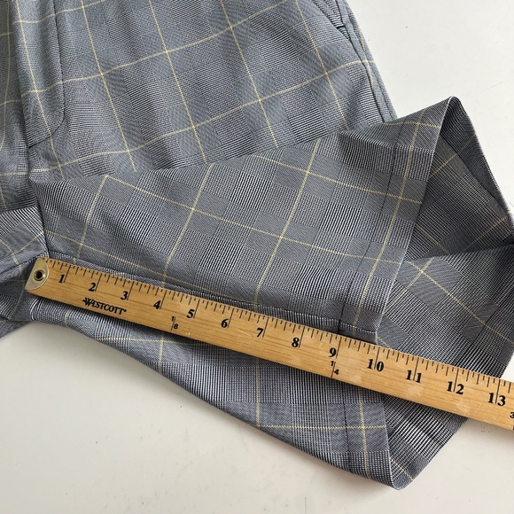 FootJoy Gray Glencheck Poly Stretch Casual Golf Shorts Mens 34 x 10" Inseam - Picture 8 of 8